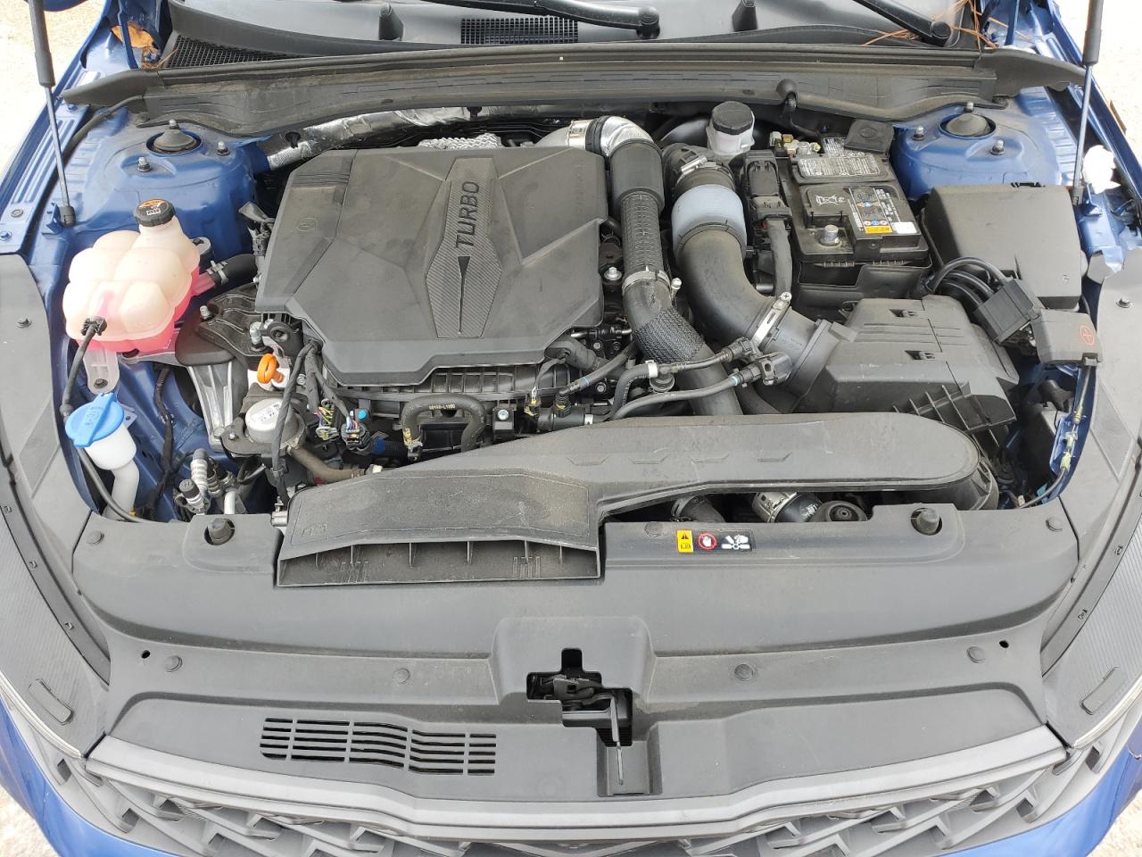 2022 KIA K5 VIN 5XXG44J86NG139019 Copart auction photo, front end / side damage thumbnail 11