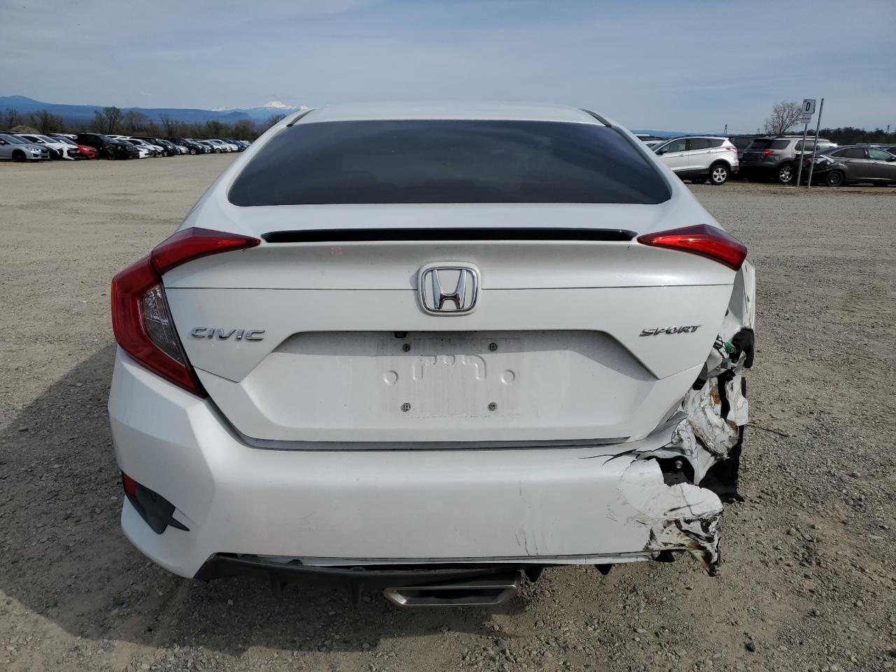 2019 Honda Civic VIN 19XFC2F84KE204501 Copart auction photo, rear end damage thumbnail 6