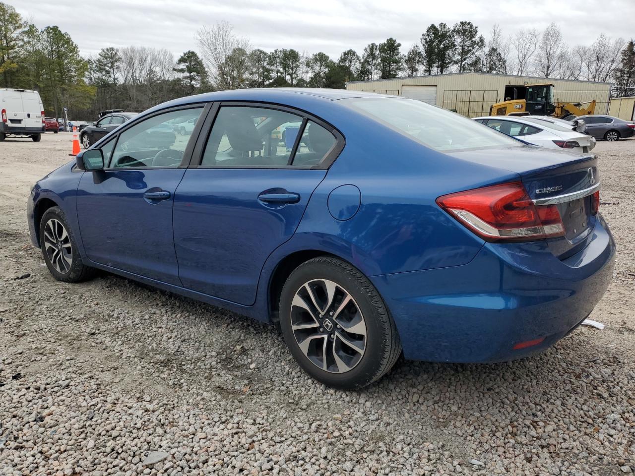 2015 Honda Civic VIN 19XFB2F85FE256793 Copart auction photo, side / front end damage thumbnail 2