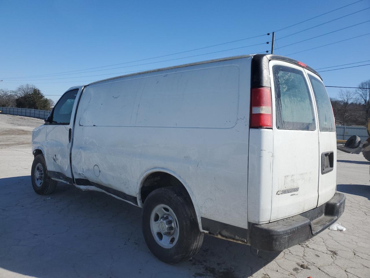 2013 Chevrolet Express VIN 1GCWGFBA3D1141367 Copart auction photo, all over damage thumbnail 2