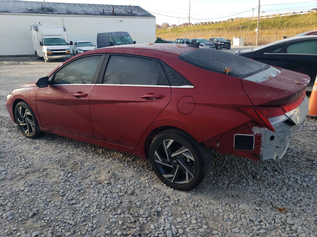 2024 Hyundai Elantra VIN KMHLS4DG9RU782659 Copart auction photo, rear end damage thumbnail 2