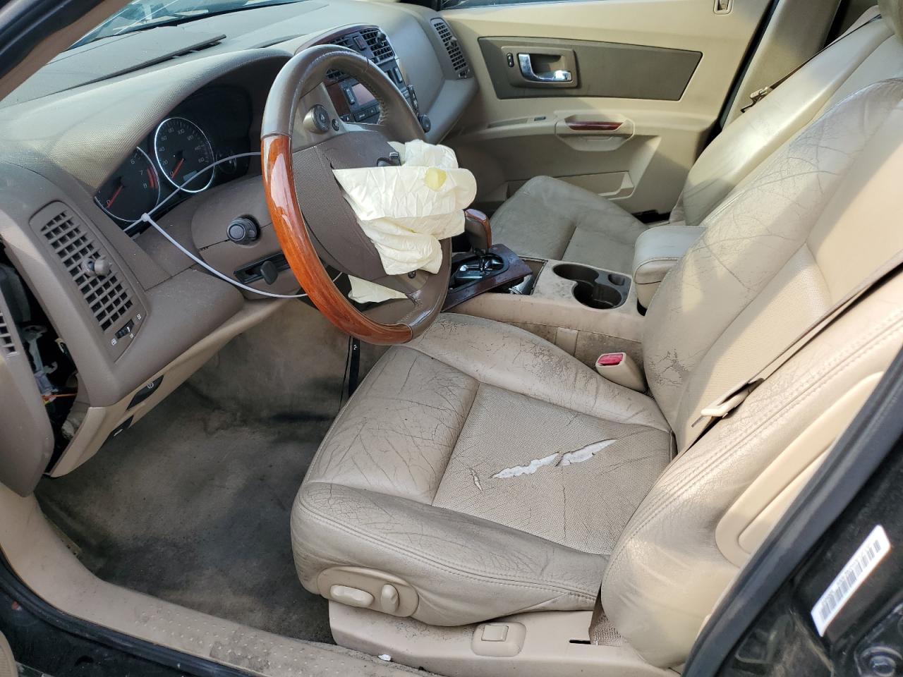 2006 Cadillac CTS VIN 1G6DP577460135541 Copart auction photo, all over damage thumbnail 7