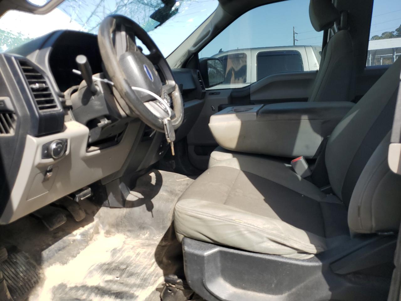 2015 Ford F-150 VIN 1FTFX1EF0FKD91110 Copart auction photo, top/roof damage thumbnail 7