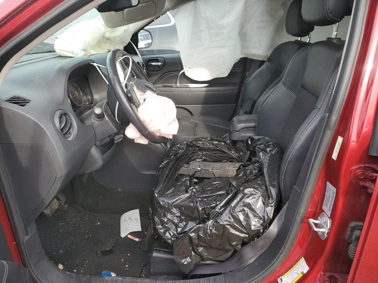 2017 Jeep Compass VIN 1C4NJCEA2HD206866 Copart auction photo, front end damage thumbnail 7