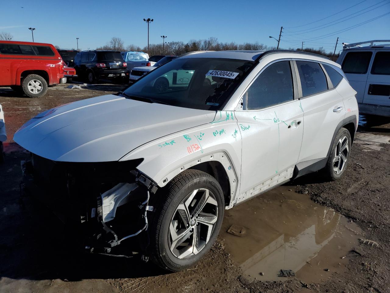 2022 Hyundai Tucson VIN 5NMJF3AE8NH038193