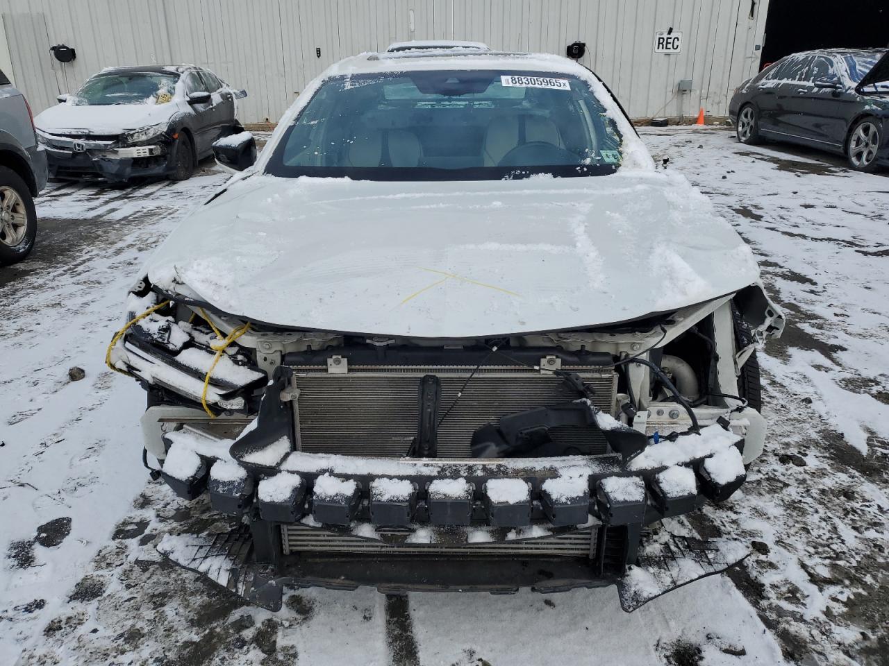 2022 Acura TLX VIN 19UUB5F55NA000994 Copart auction photo, vandalism damage thumbnail 5