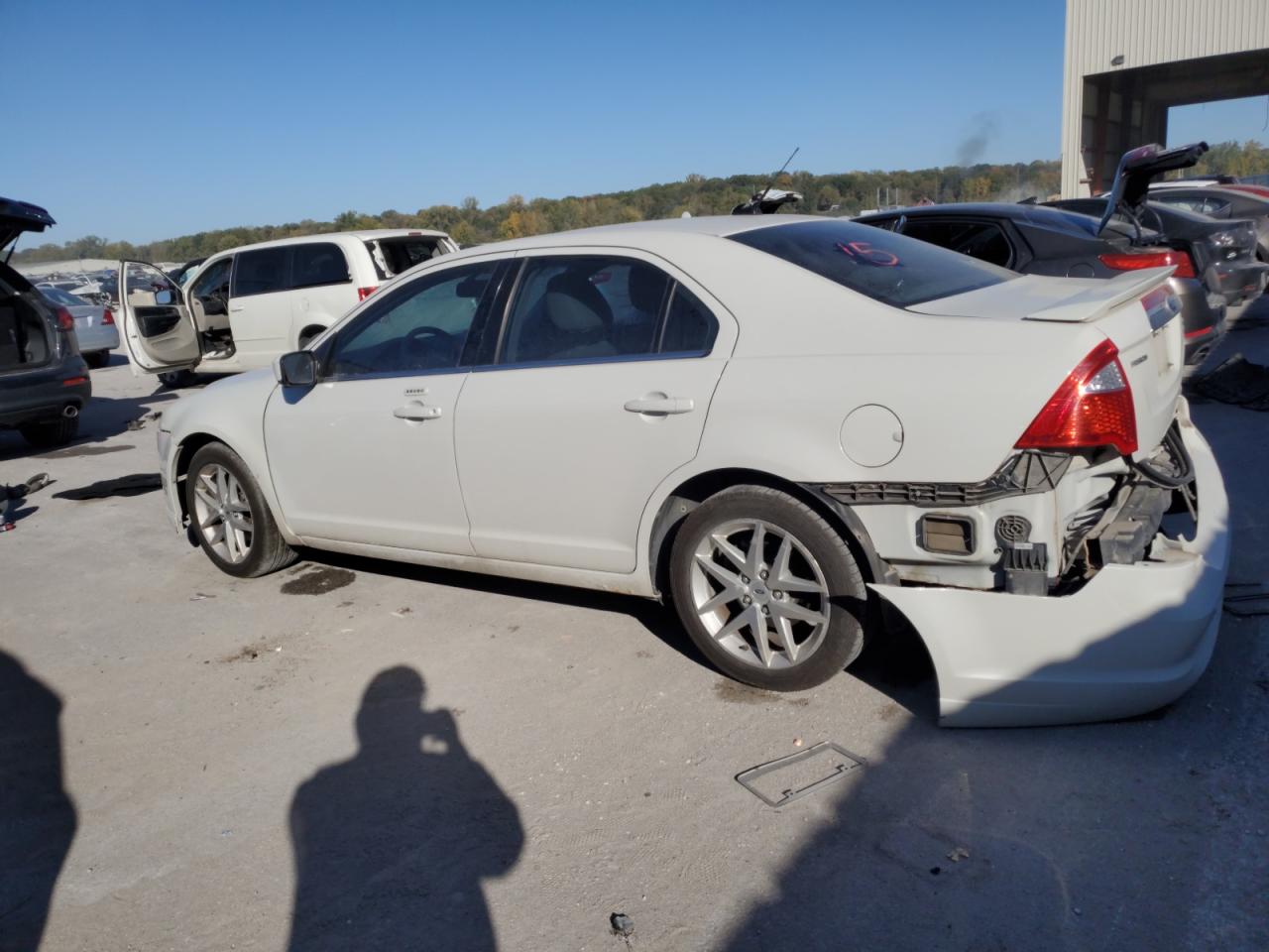 2010 Ford Fusion VIN 3FAHP0CG7AR410549 Copart auction photo, rear end damage thumbnail 2