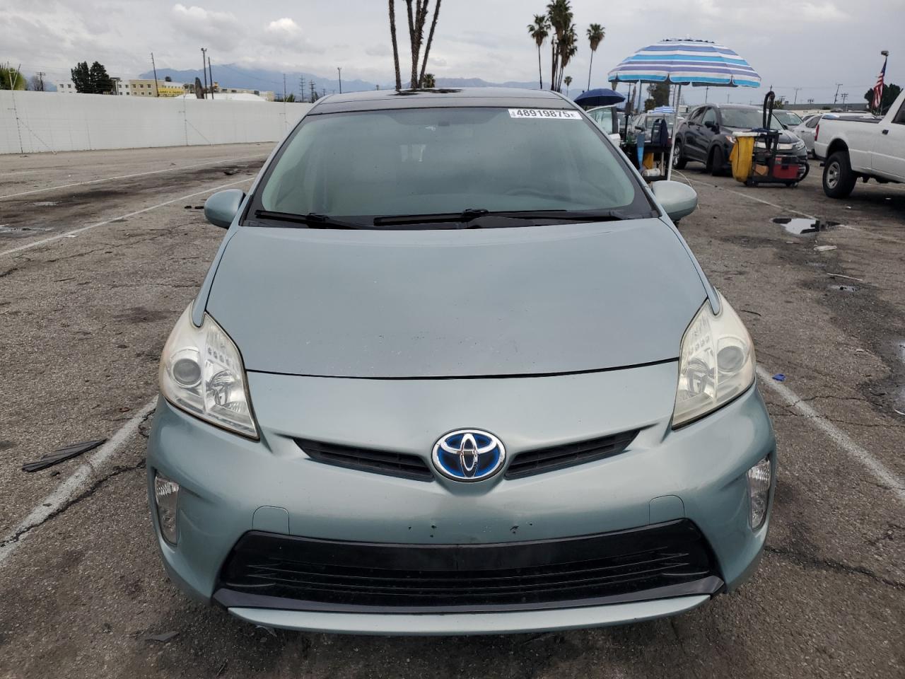 2013 Toyota Prius VIN JTDKN3DU7D1617565 Copart auction photo, side damage thumbnail 5