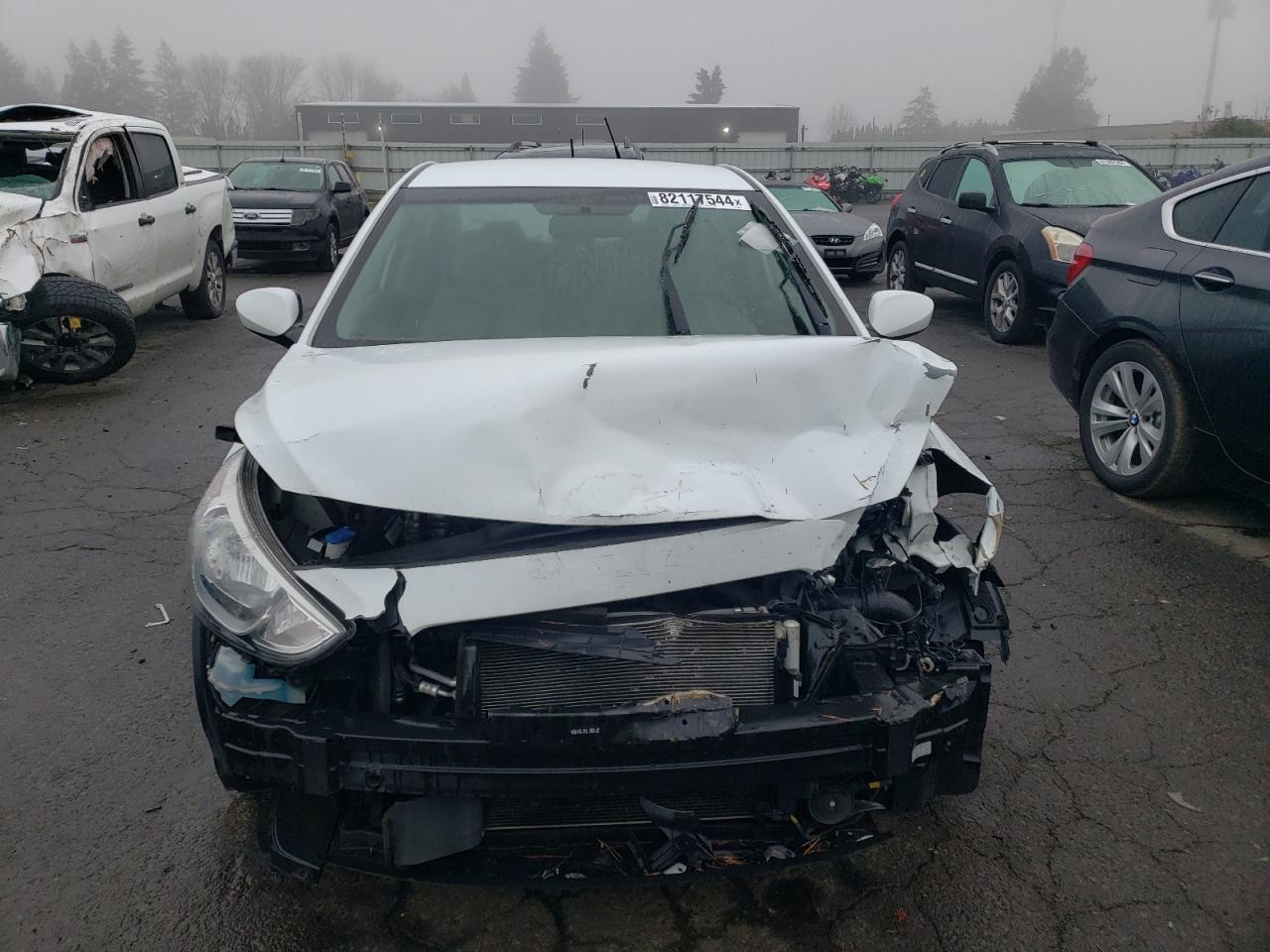 2017 Hyundai Accent VIN KMHCT4AE4HU267311 Copart auction photo, front end damage thumbnail 5