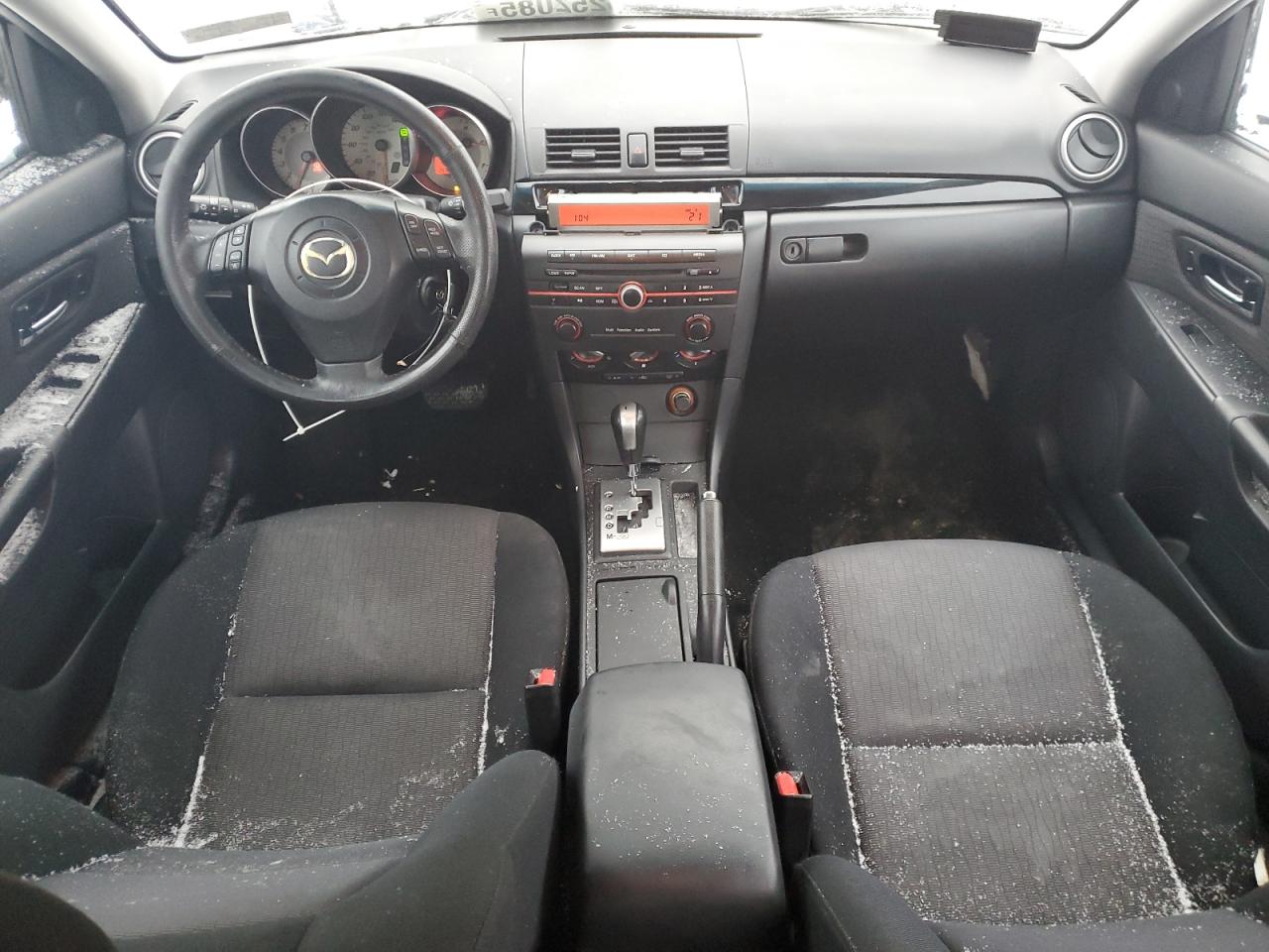 2009 Mazda 3 VIN JM1BK32G391204443 Copart auction photo, front end / top/roof damage thumbnail 8