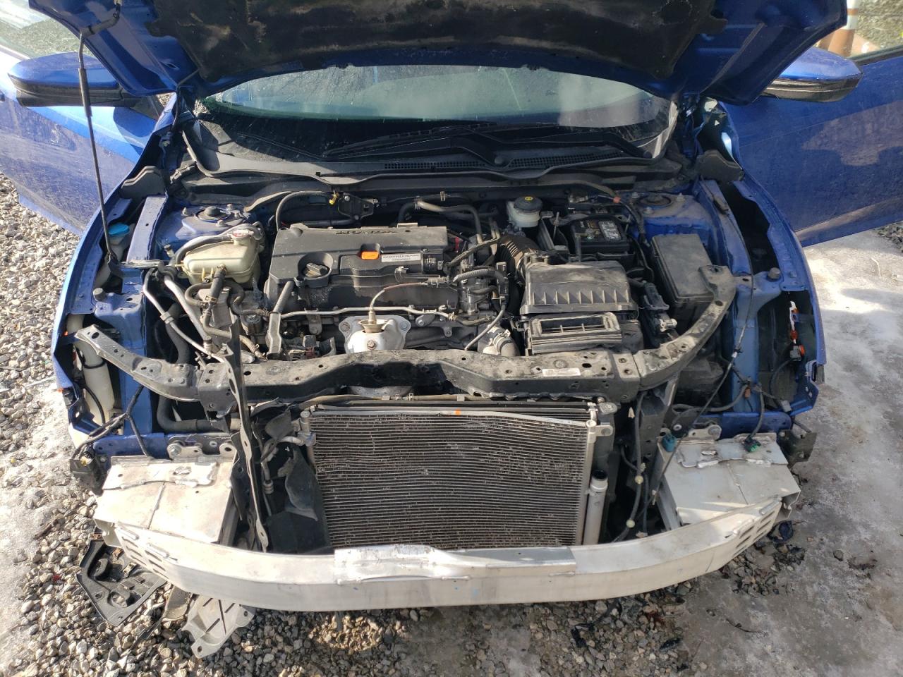 2016 Honda Civic VIN 19XFC2F77GE240553 Copart auction photo, front end damage thumbnail 12