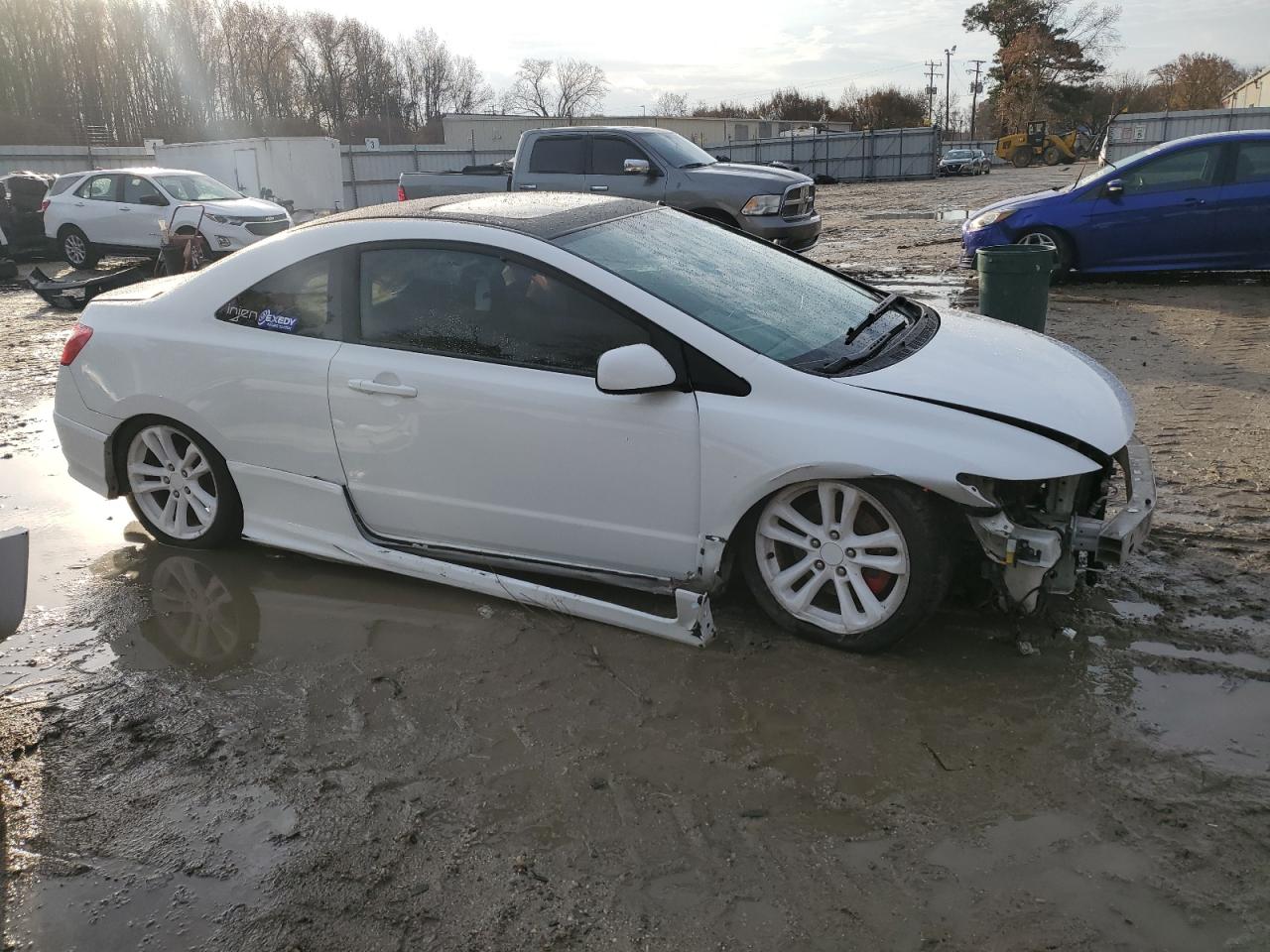 2006 Honda Civic VIN 2HGFG21566H712711 Copart auction photo, all over damage thumbnail 4