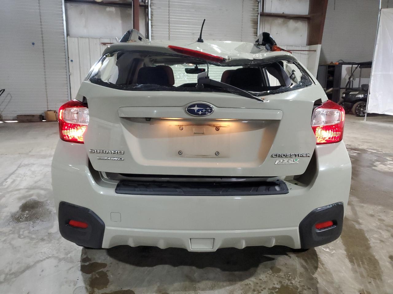 2017 Subaru XV VIN JF2GPABC9HH266185 Copart auction photo, top/roof / side damage thumbnail 6