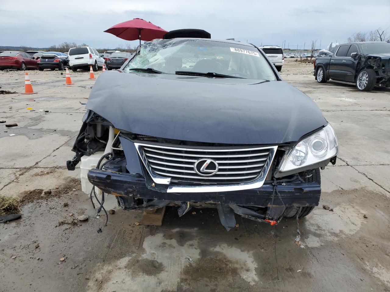2007 Lexus ES VIN JTHBJ46G472123136 Copart auction photo, rollover damage thumbnail 5
