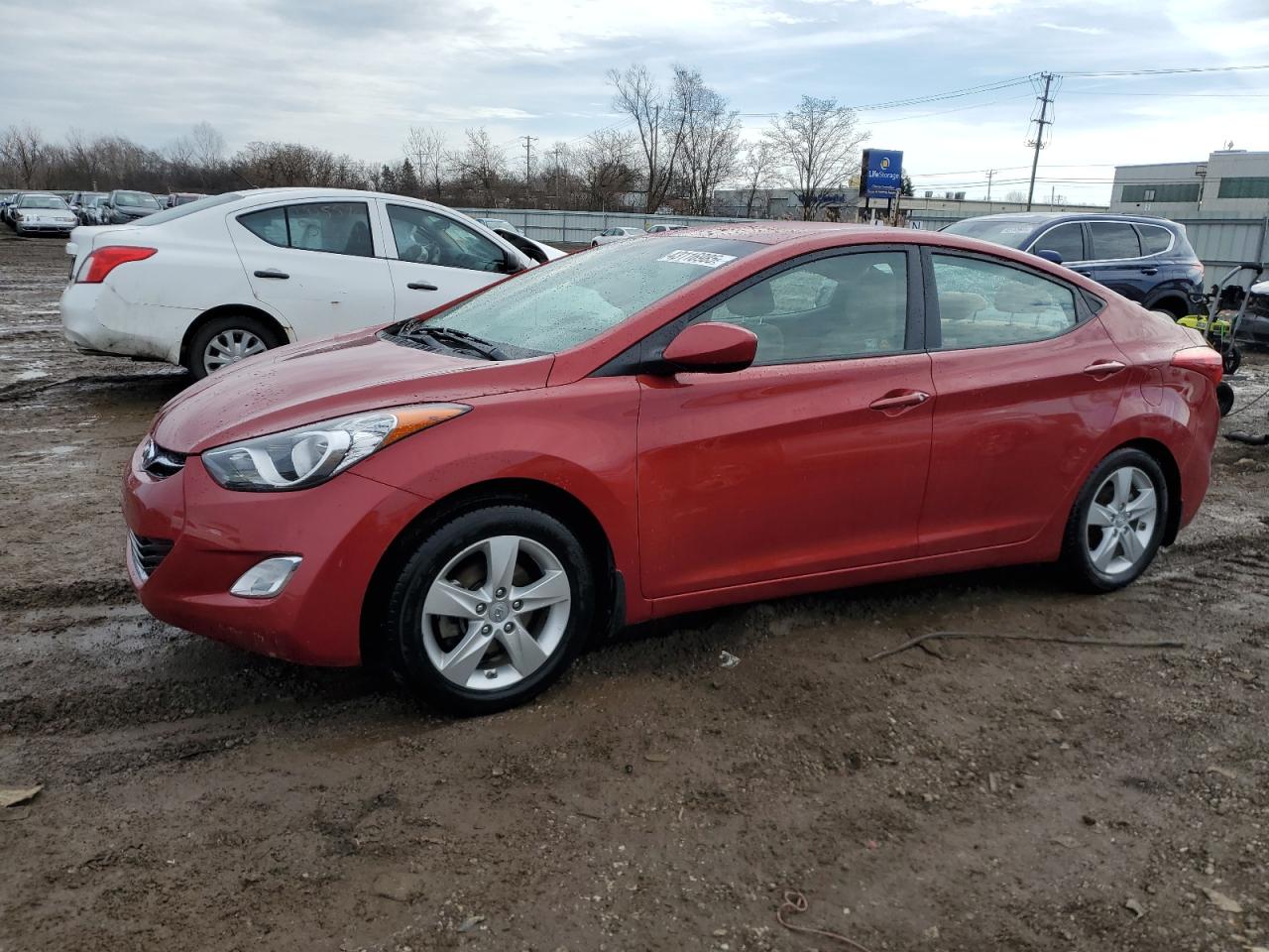 2013 Hyundai Elantra VIN KMHDH4AE9DU864535