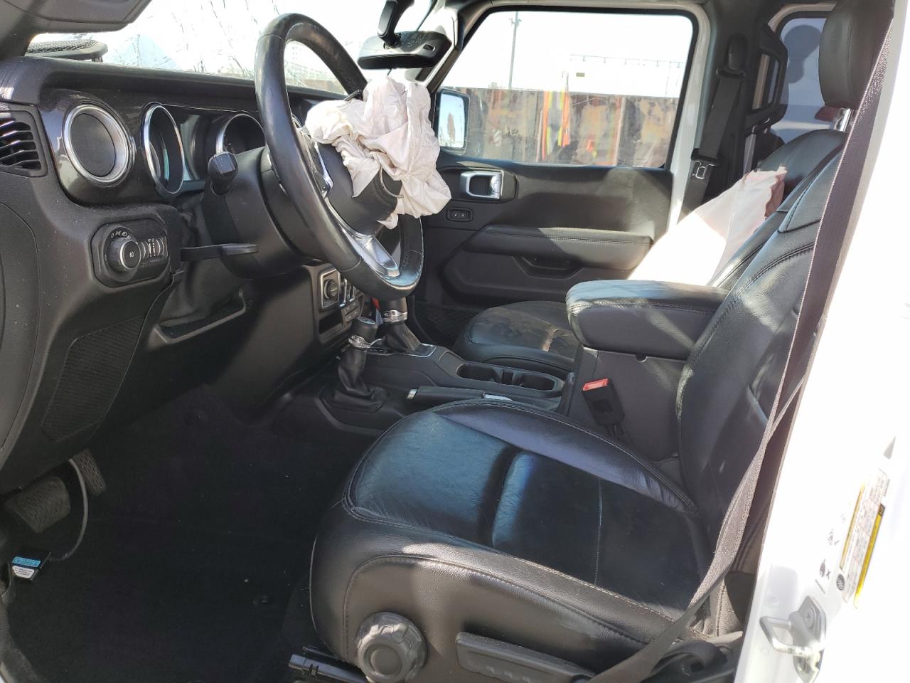 2019 Jeep Wrangler VIN 1C4HJXEN6KW642624 Copart auction photo, side damage thumbnail 7