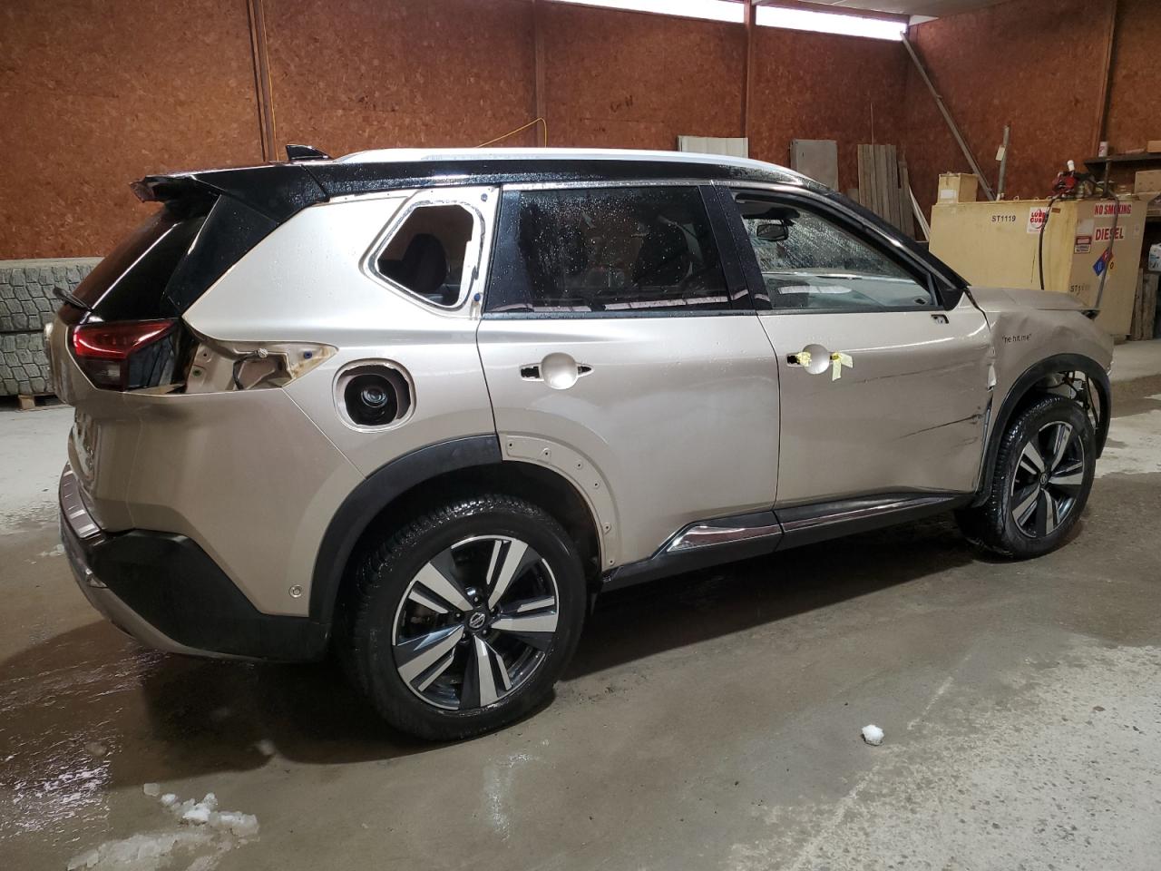 2021 Nissan Rogue VIN JN8AT3DD0MW306391 Copart auction photo, front end / side damage thumbnail 3