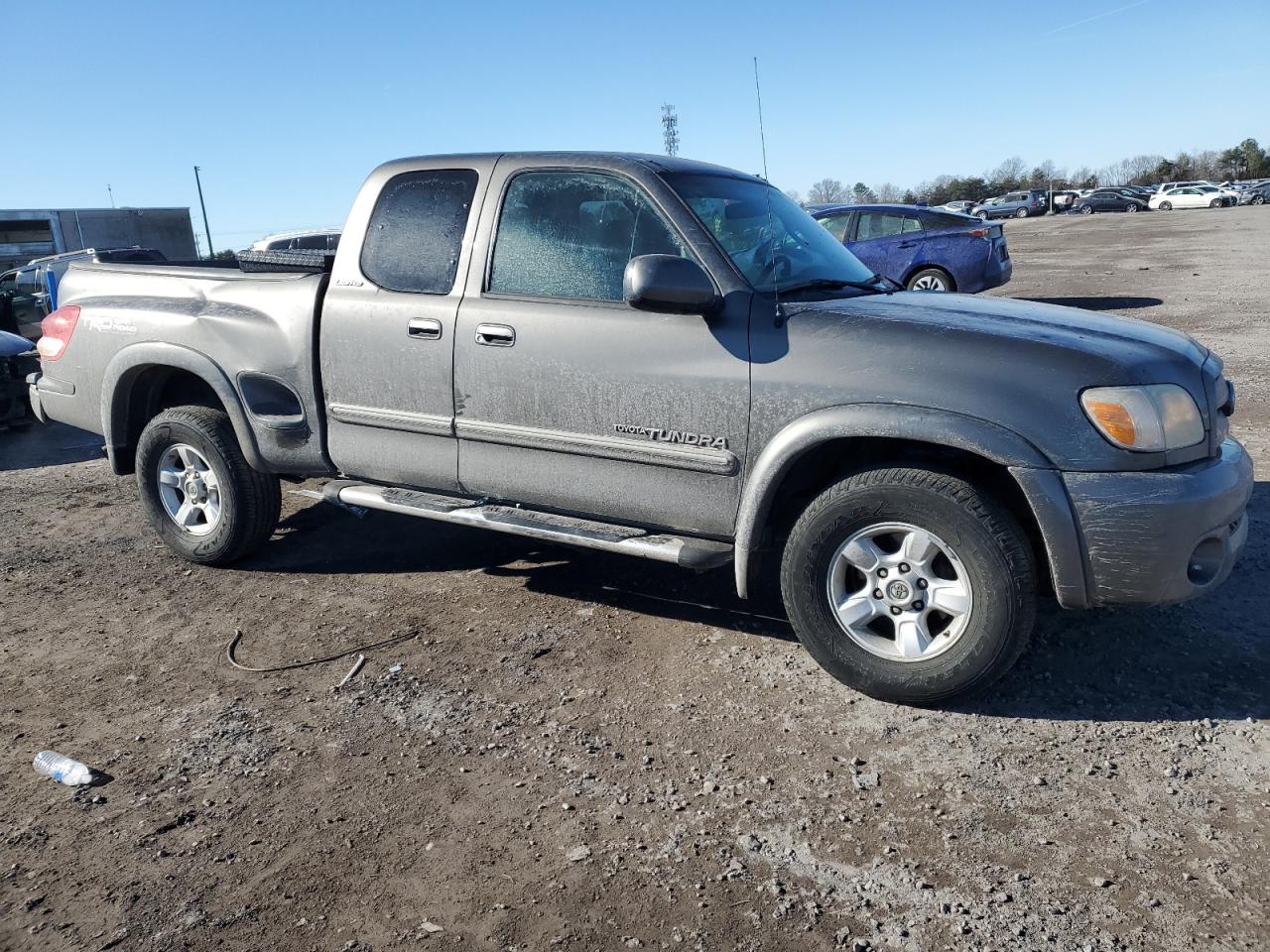 2005 Toyota Tundra VIN 5TBBT48165S472110 Copart auction photo, side / front end damage thumbnail 4