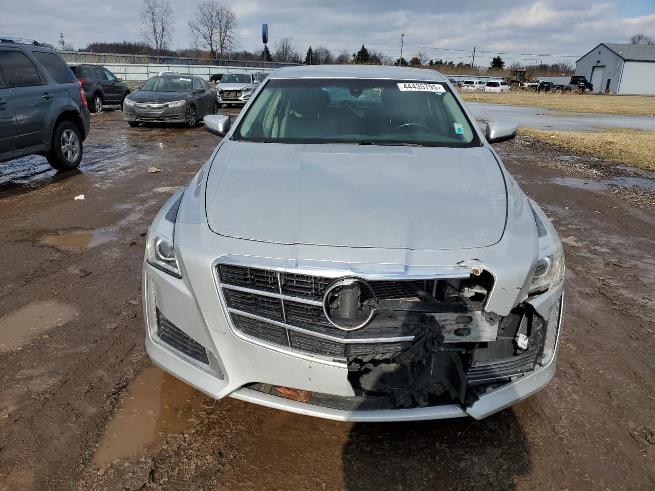 2014 Cadillac CTS VIN 1G6AW5SX1E0165527 Copart auction photo, front end damage thumbnail 5