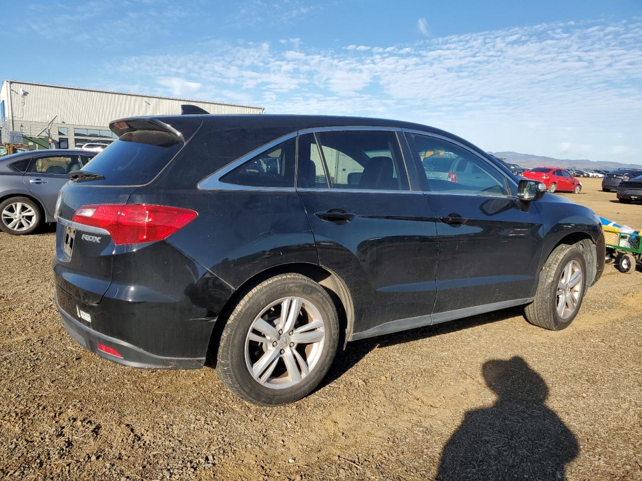 2015 Acura RDX VIN 5J8TB3H50FL007449 Copart auction photo, rear end / side damage thumbnail 3