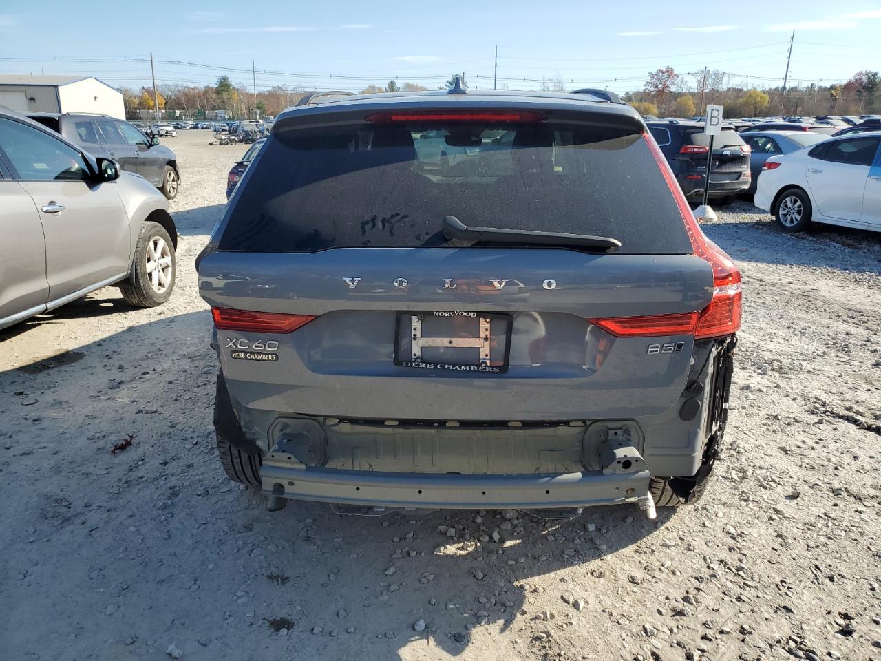 2023 Volvo XC60 VIN YV4L12RV5P1209966 Copart auction photo, rear end / undercarriage damage thumbnail 6