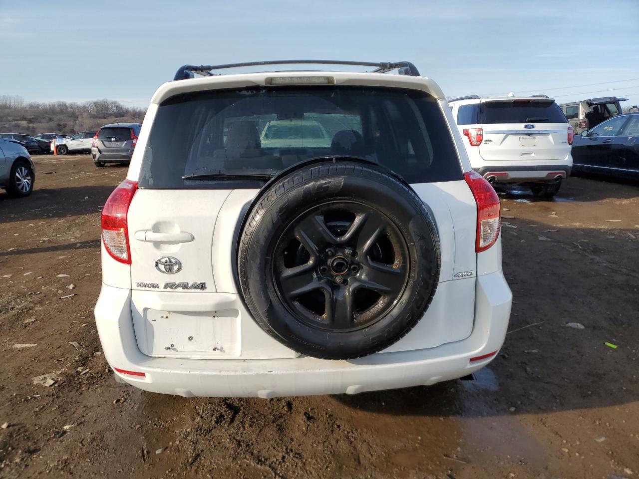 2008 Toyota RAV 4 VIN JTMBD33VX86075934 Copart auction photo, front end / side damage thumbnail 6