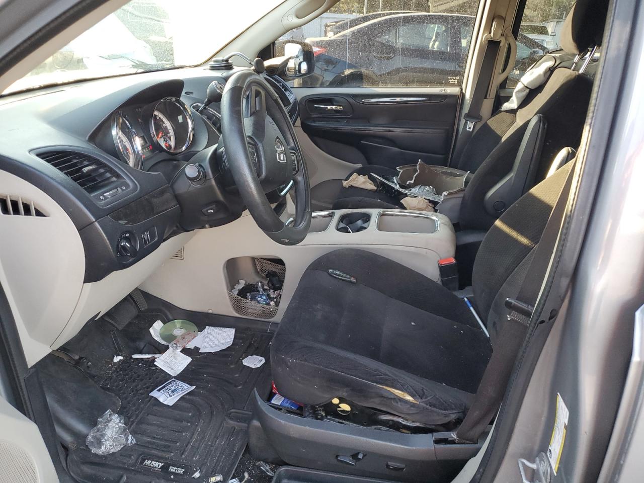2014 Dodge Caravan VIN 2C4RDGCG1ER202582 Copart auction photo, all over damage thumbnail 7