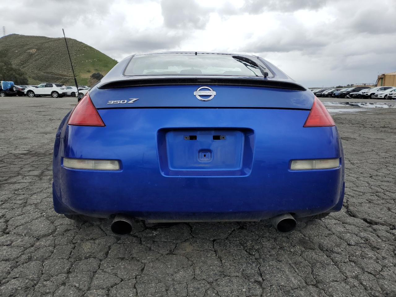 2003 Nissan 350Z VIN JN1AZ34E83T007608 Copart auction photo, front end / minor dent/scratches damage thumbnail 6