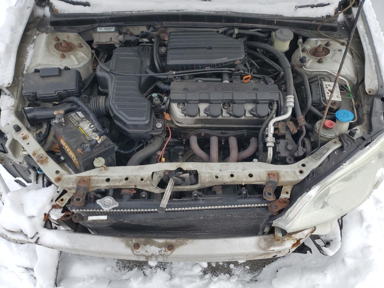 2005 Honda Civic VIN 1HGEM229X5L022032 Copart auction photo, side damage thumbnail 11