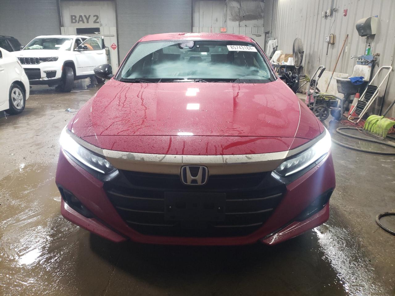 2022 Honda Accord VIN 1HGCV3F26NA018997 Copart auction photo, all over damage thumbnail 5