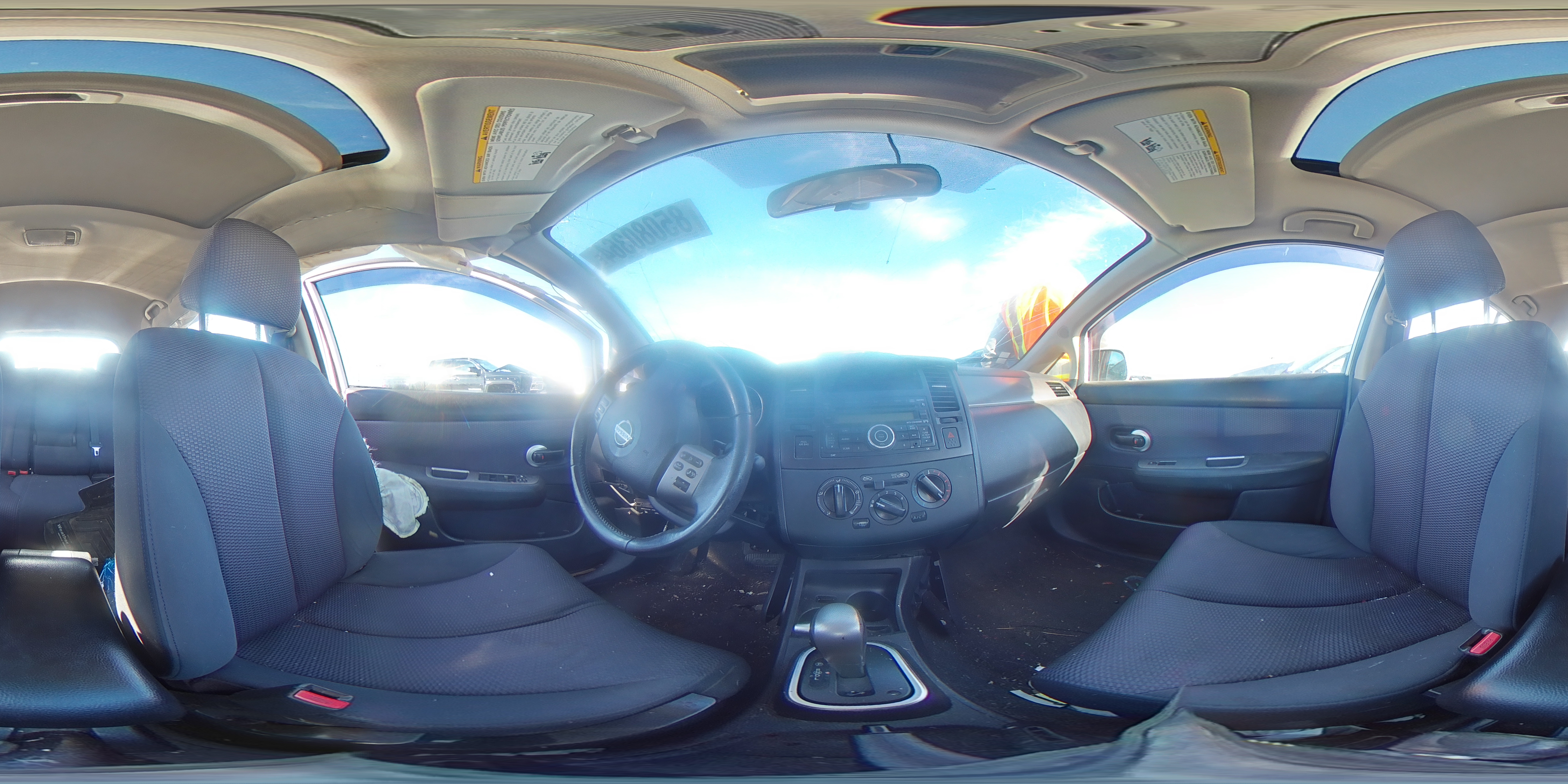 2008 Nissan Versa VIN 3N1BC13E98L382642 Copart auction photo, front end / mechanical damage thumbnail 14