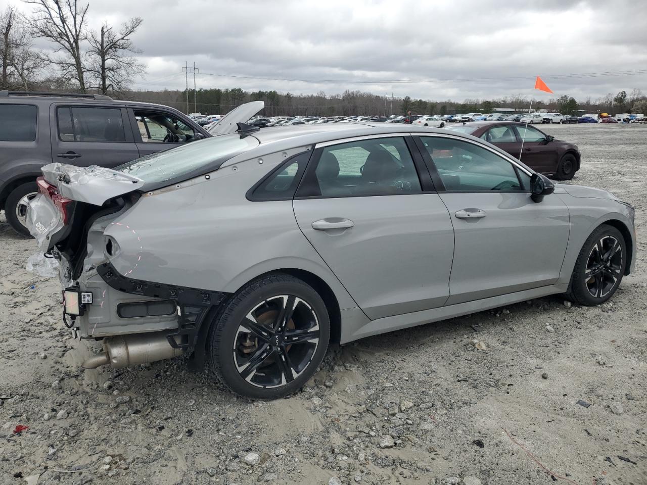 2022 KIA K5 VIN 5XXG64J22NG134521 Copart auction photo, rear end damage thumbnail 3