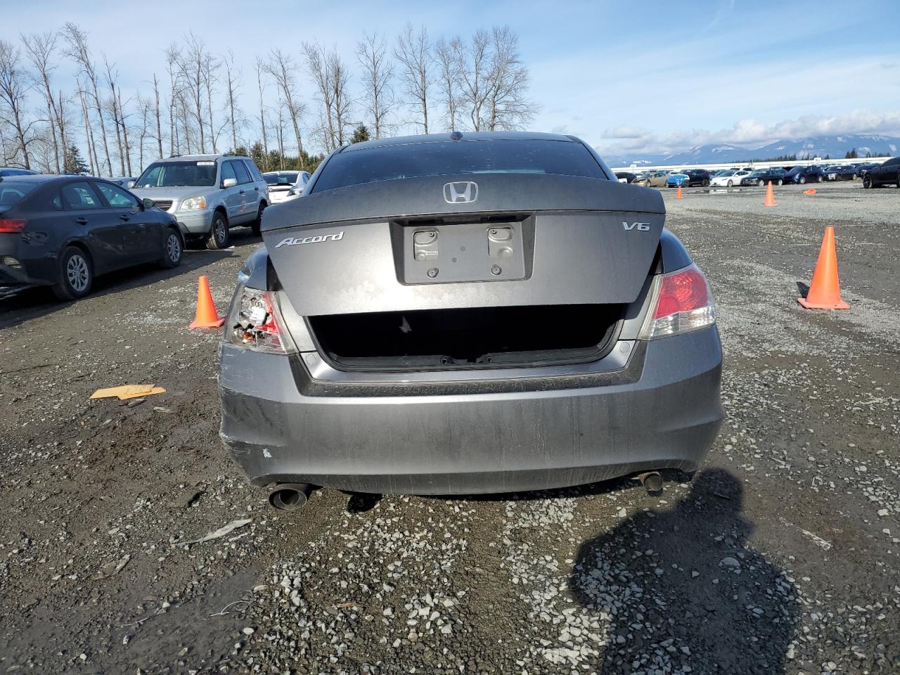 2009 Honda Accord VIN 1HGCP368X9A022135 Copart auction photo, rear end / front end damage thumbnail 6