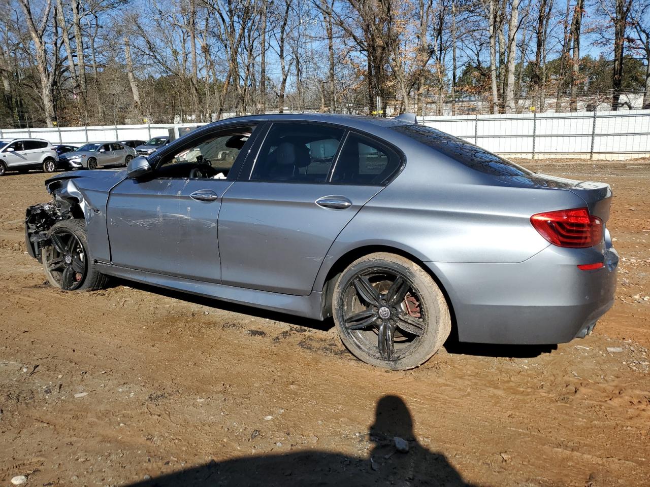 2016 BMW 5er VIN WBAXA5C50GG042070 Copart auction photo, front end / side damage thumbnail 2