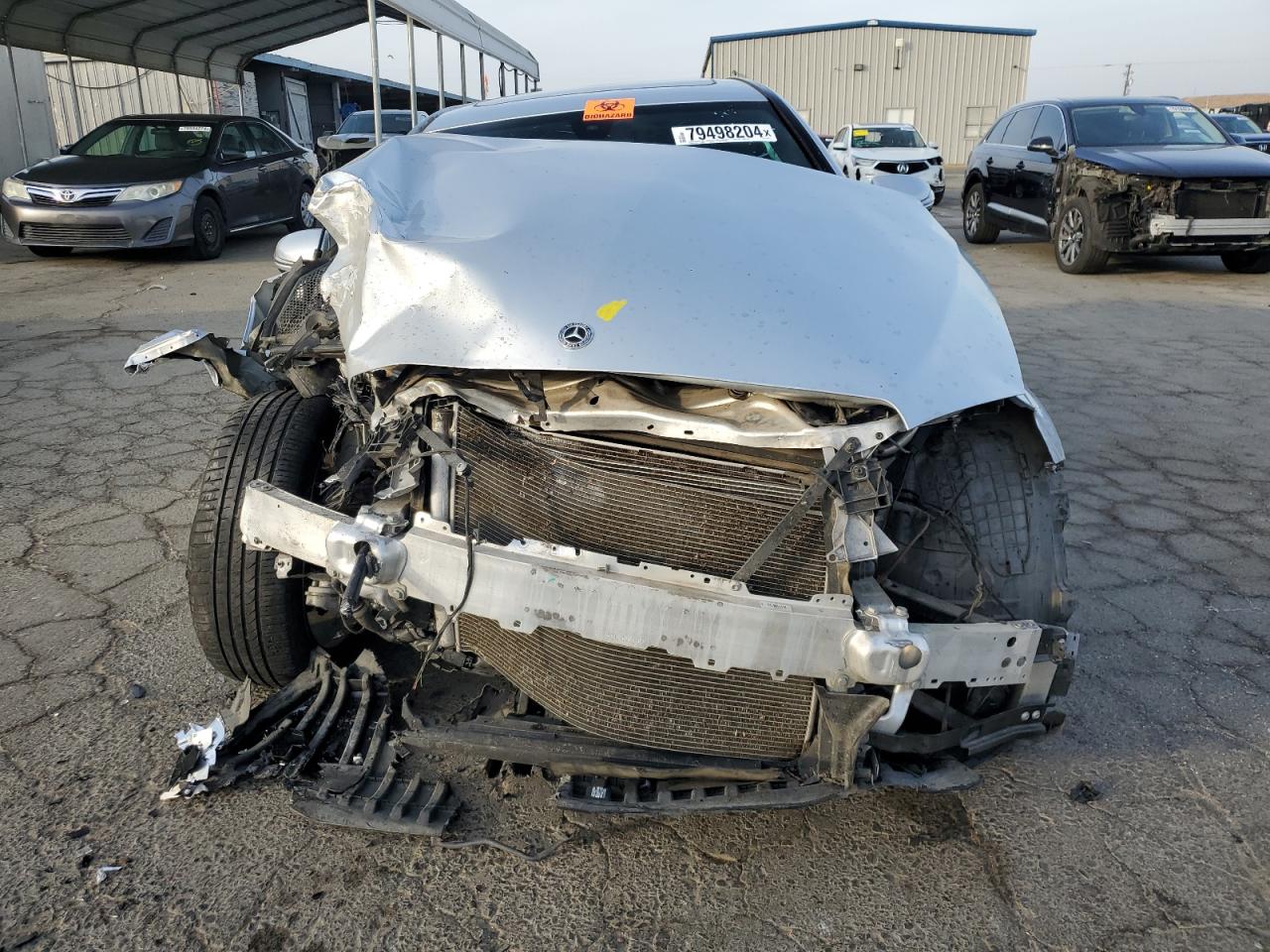 2021 Mercedes-Benz C-klasse VIN W1KWF8DB2MR642441 Copart auction photo, front end damage thumbnail 5