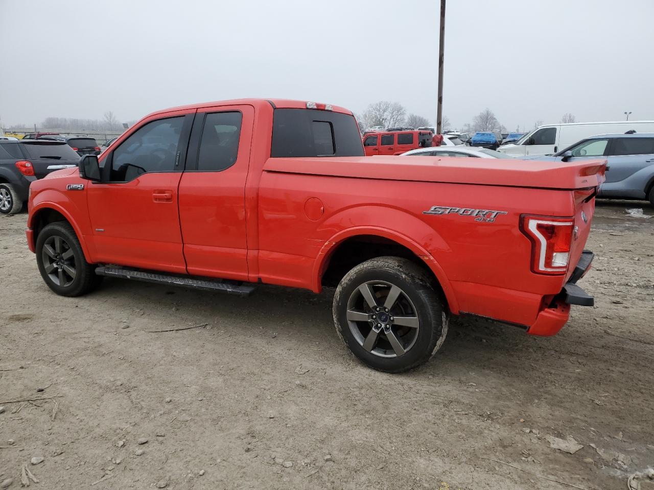 2015 Ford F-150 VIN 1FTFX1EG8FFD12249 Copart auction photo, rear end / mechanical damage thumbnail 2