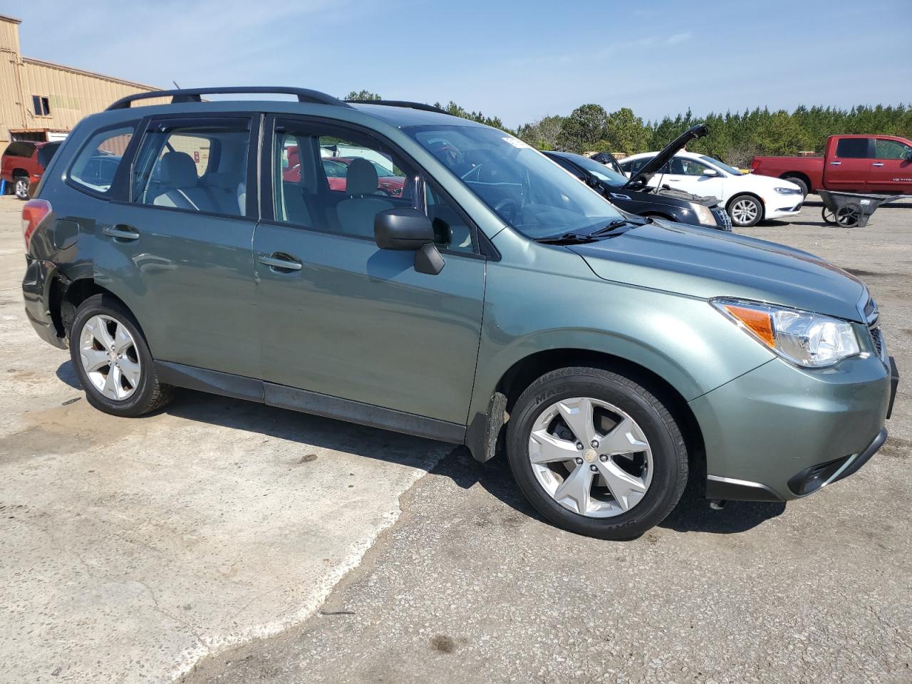 2015 Subaru Forester VIN JF2SJABC7FH585755 Copart auction photo, rear end damage thumbnail 4