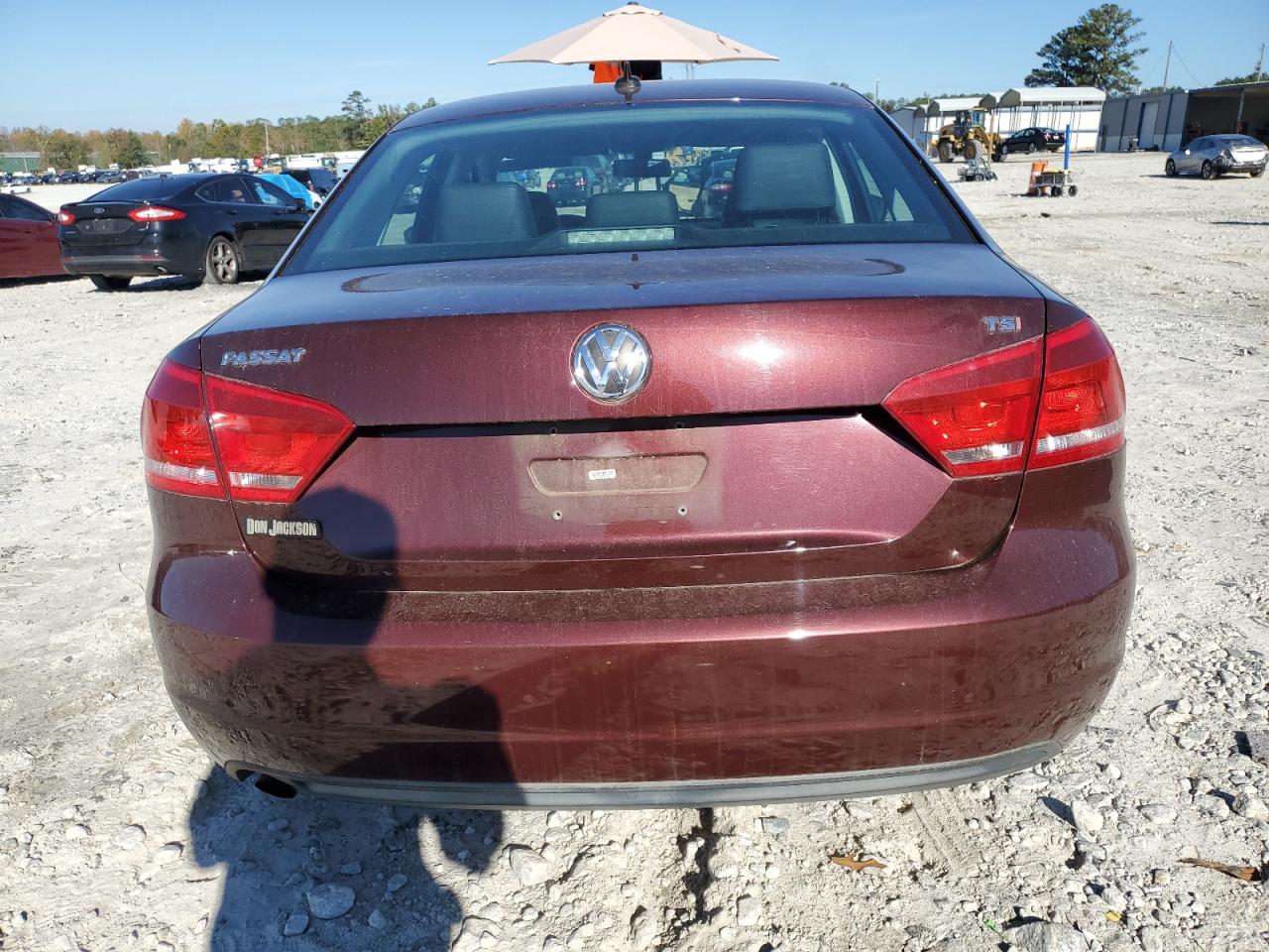 2014 Volkswagen Passat VIN 1VWAS7A35EC091351 Copart auction photo, front end / side damage thumbnail 6