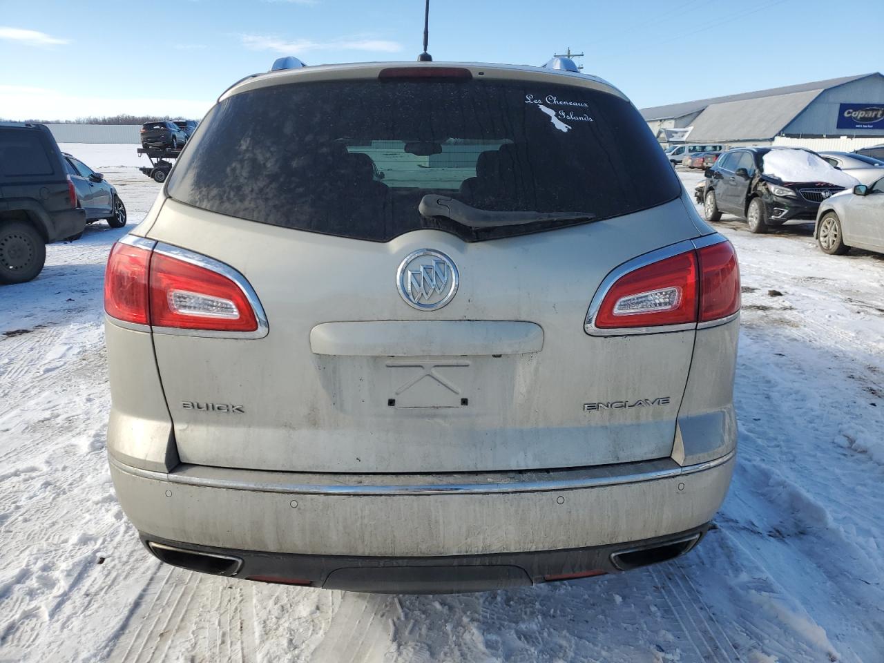 2013 Buick Enclave VIN 5GAKRCKD3DJ120621 Copart auction photo, front end damage thumbnail 6