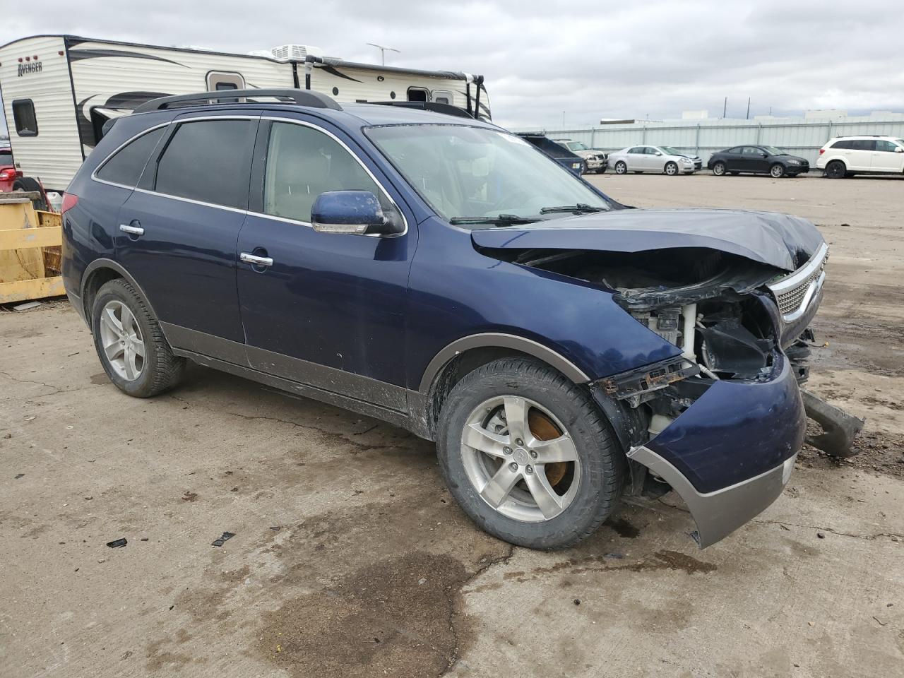 2008 Hyundai Veracruz VIN KM8NU13C68U036054 Copart auction photo, front end / minor dent/scratches damage thumbnail 4