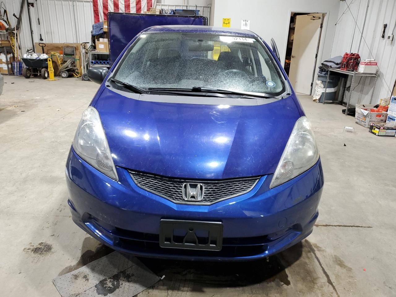 2009 Honda Fit VIN JHMGE88239S042103 Copart auction photo, side damage thumbnail 5