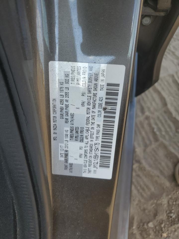 2017 Mazda 6 VIN JM1GL1V55H1154175 Copart auction photo, side / front end damage thumbnail 14