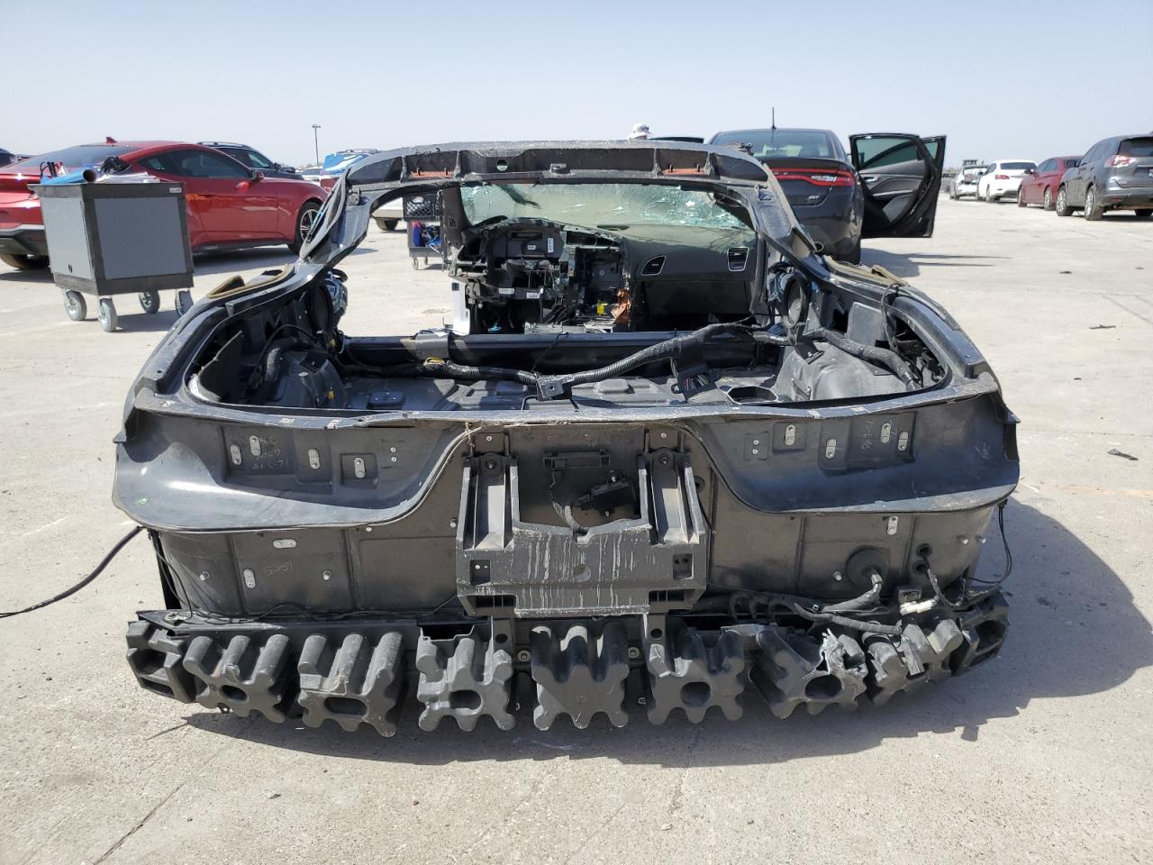2019 Chevrolet Corvette VIN 1G1YP2D67K5604295 Copart auction photo, stripped / missing/altered vin damage thumbnail 6