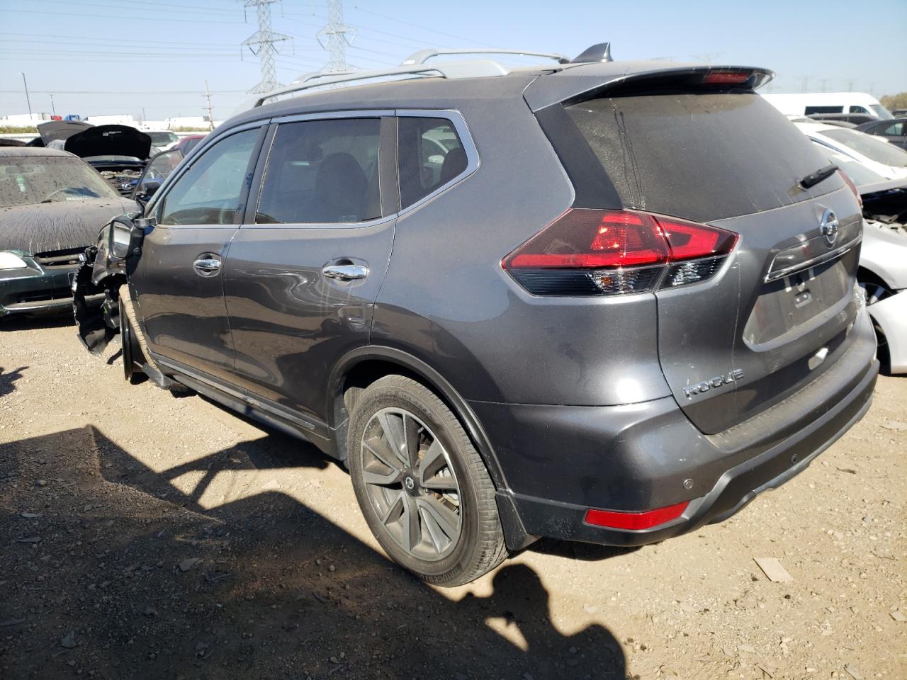 2020 Nissan Rogue VIN 5N1AT2MV1LC753659 Copart auction photo, front end / undercarriage damage thumbnail 2