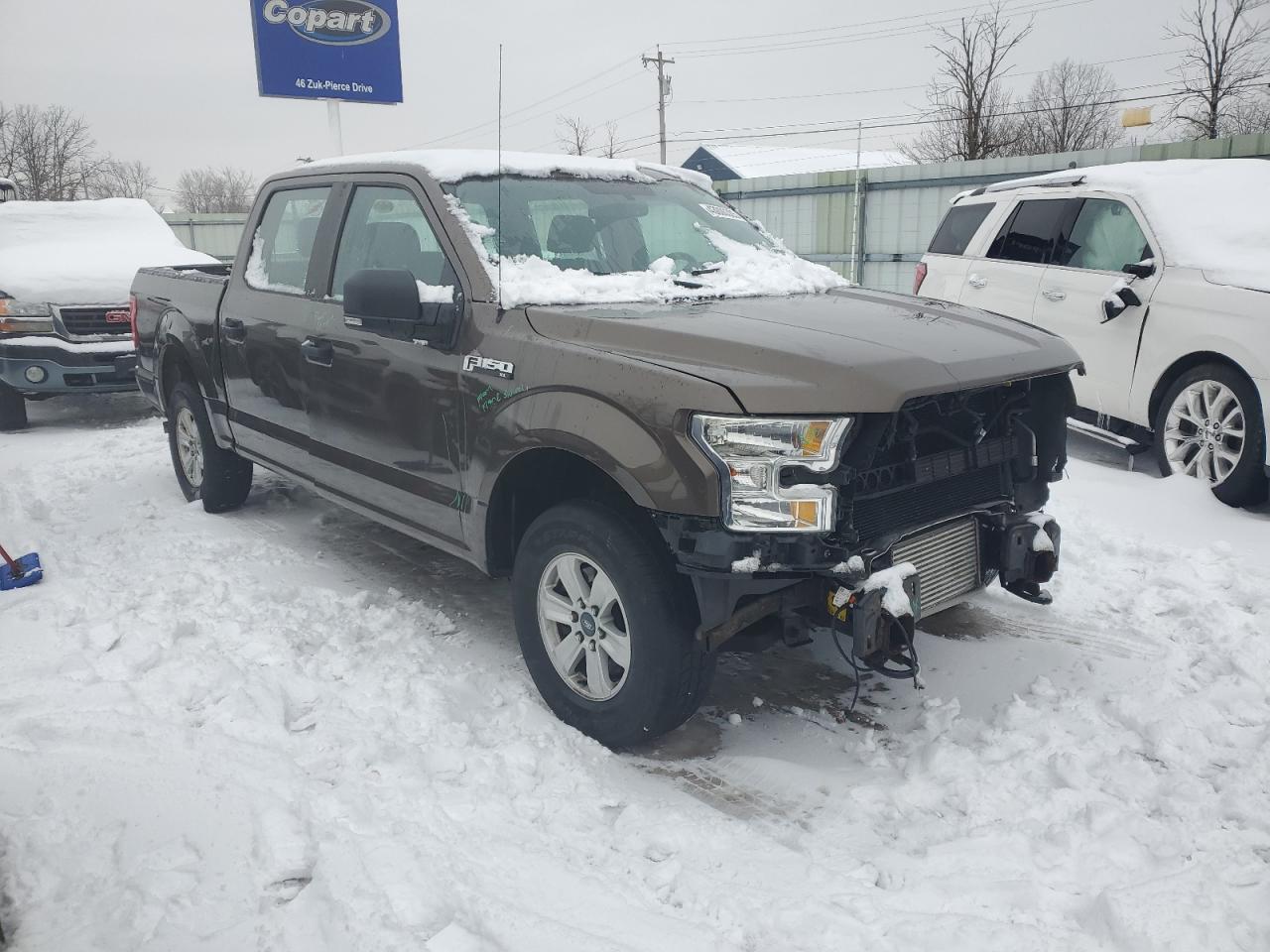 2015 Ford F-150 VIN 1FTEW1EP4FFB36895 Copart auction photo, front end damage thumbnail 4