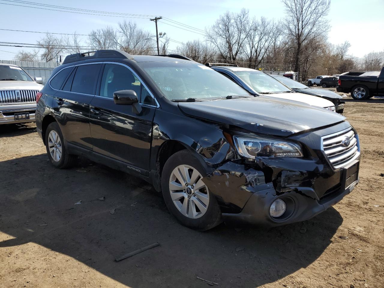 2015 Subaru Outback VIN 4S4BSACCXF3346994 Copart auction photo, front end damage thumbnail 4