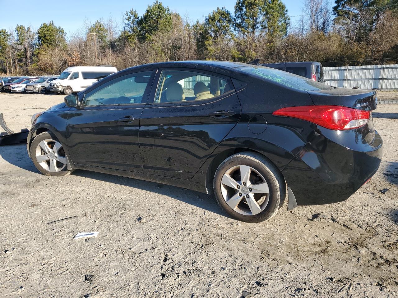 2013 Hyundai Elantra VIN 5NPDH4AE1DH231509 Copart auction photo, side / minor dent/scratches damage thumbnail 2