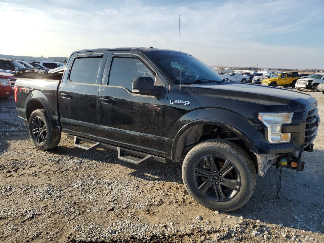 2017 Ford F-150 VIN 1FTEW1EFXHKC10340 Copart auction photo, side / rear end damage thumbnail 4