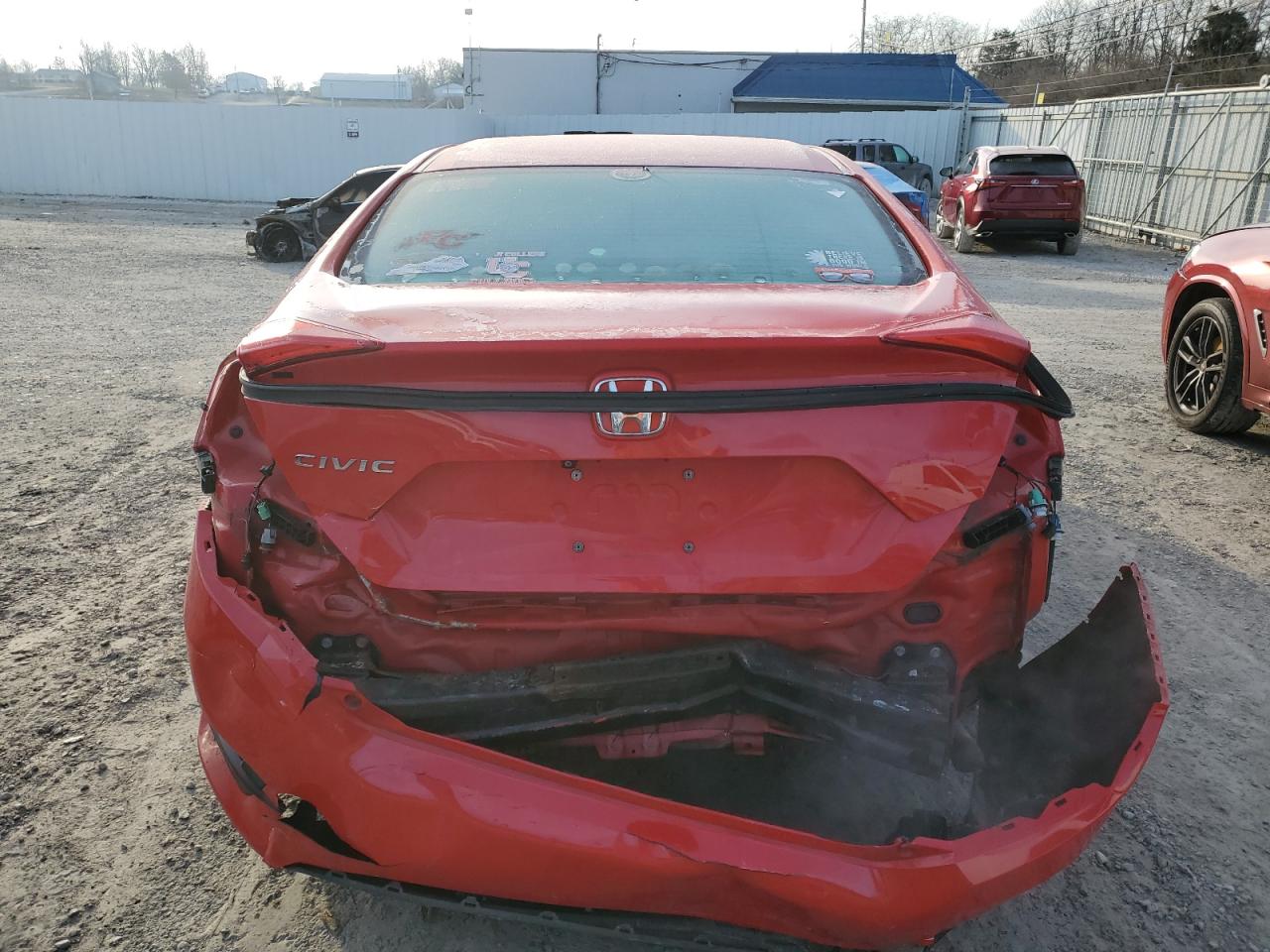 2016 Honda Civic VIN 2HGFC2F52GH536648 Copart auction photo, rear end damage thumbnail 6