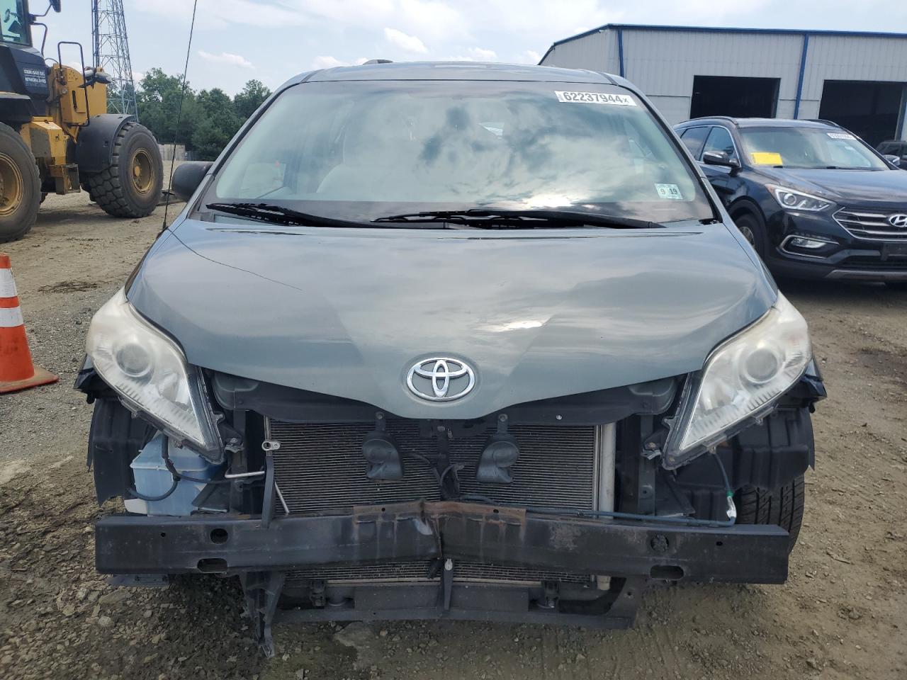 2014 Toyota Sienna VIN 5TDKK3DC5ES501270 Copart auction photo, rear end damage thumbnail 5